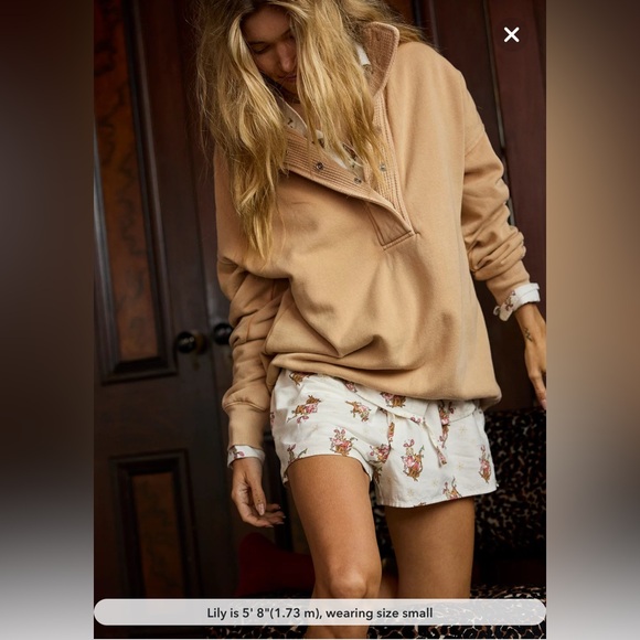 Aerie NWT Cindy Lou Off Duty Flannel Boxer - Picture 2 of 7